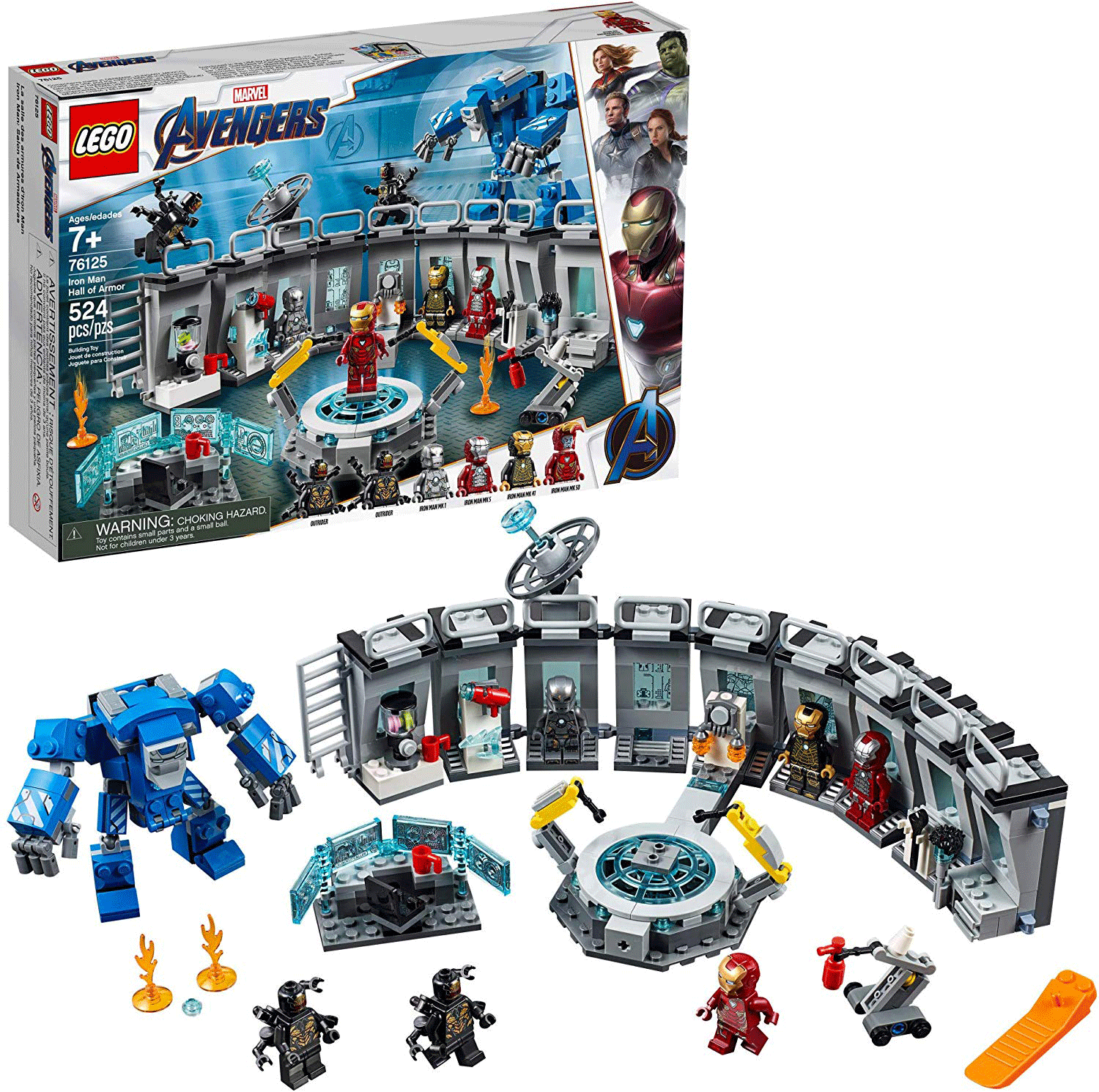 LEGO Marvel Avengers Iron Man Hall of Armor Playset