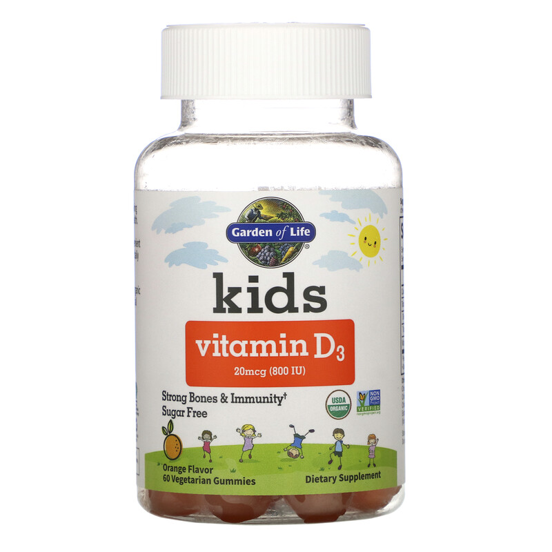 Garden of Life Kids Vitamin D3, 60 Gummies