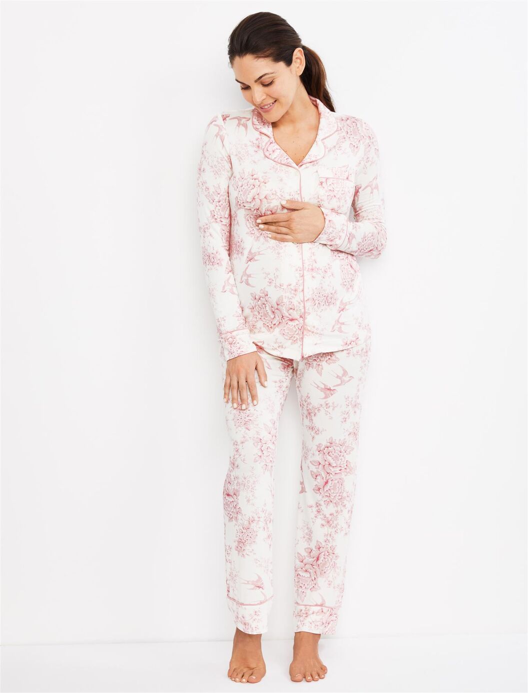 Button- Front Nursing Pajamas