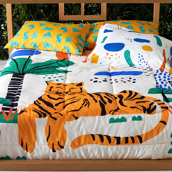 Jungle Tiger Bedding Set by Drew Barrymore Flower Kids