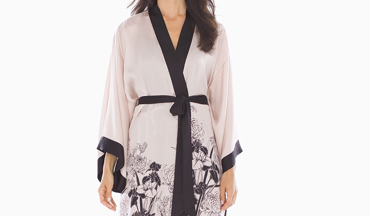 Soma Sensuous Silk Kimono Robe