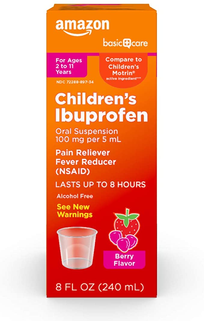 Amazon Basic Care Children’s Ibuprofen Oral Suspension