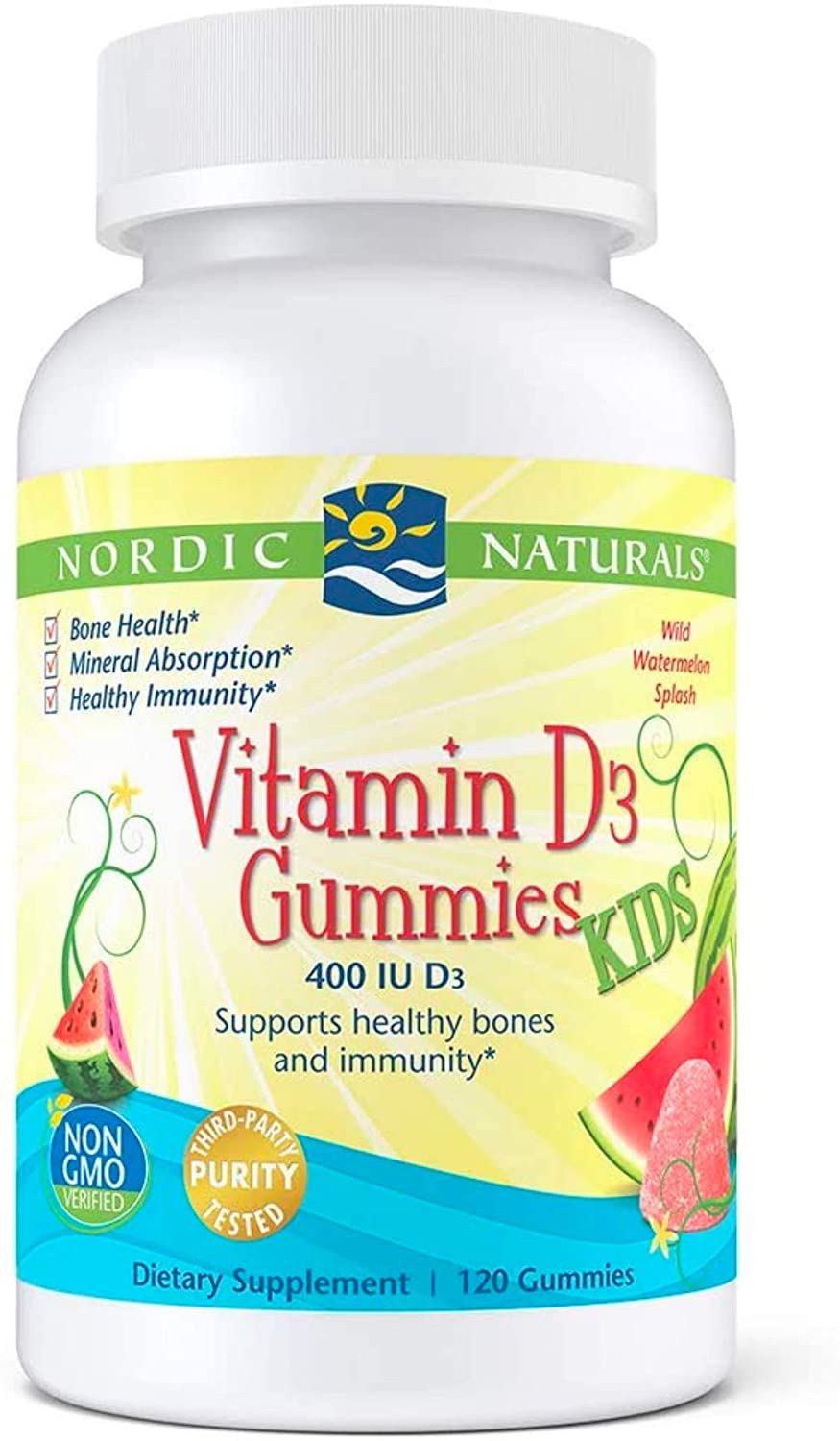 Nordic Naturals Vitamin D3 Gummies Kids, 120 Gummies