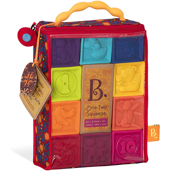 B. Toys One Two Squeeze Building Blocks