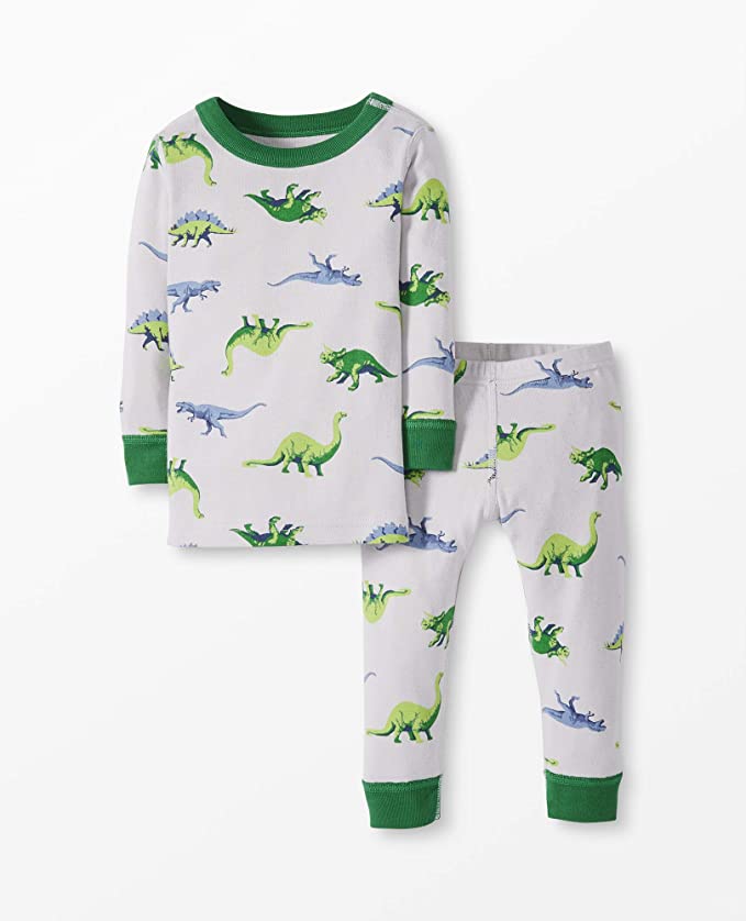 Moon and Back by Hanna Andersson Kids’ 2 Piece Long Sleeve Pajama Set