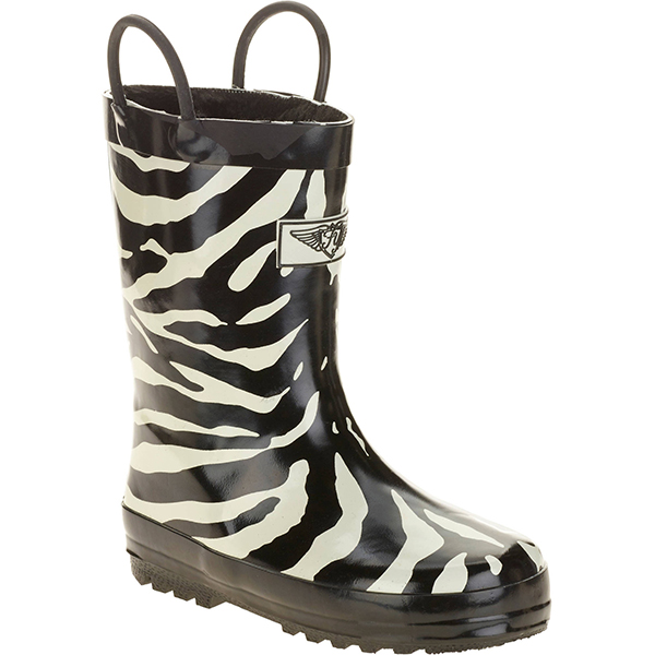 Best Kids Rain Boots: Forever Young Kids’ Zebra Printed Rain Boot