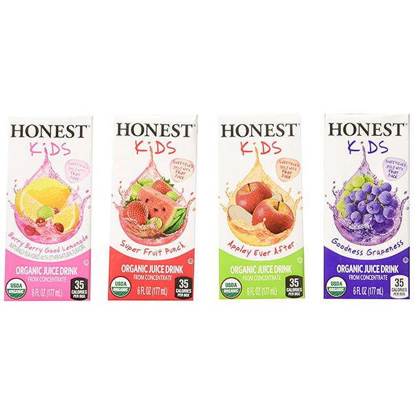 Honest Kids Organic Juice Boxes in Assorted Flavors