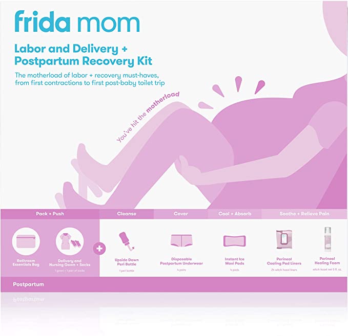 Frida Mom Hospital Packing Kit for Labor, Delivery, Postpartum