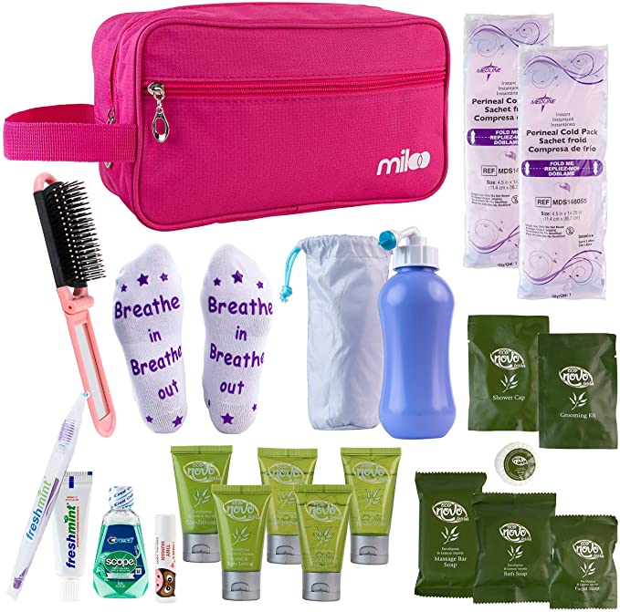 Miloo Mom Hospital Labor and Delivery Gift Packing Kit for Delivery, Postpartum 