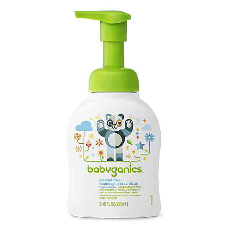 Babyganics 8.45 oz. Fragrance-Free Alcohol-Free Foaming Hand Sanitizer