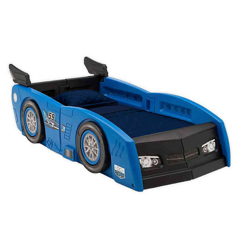 Delta Children Grand Prix Race Car Toddler-to-Twin Bed