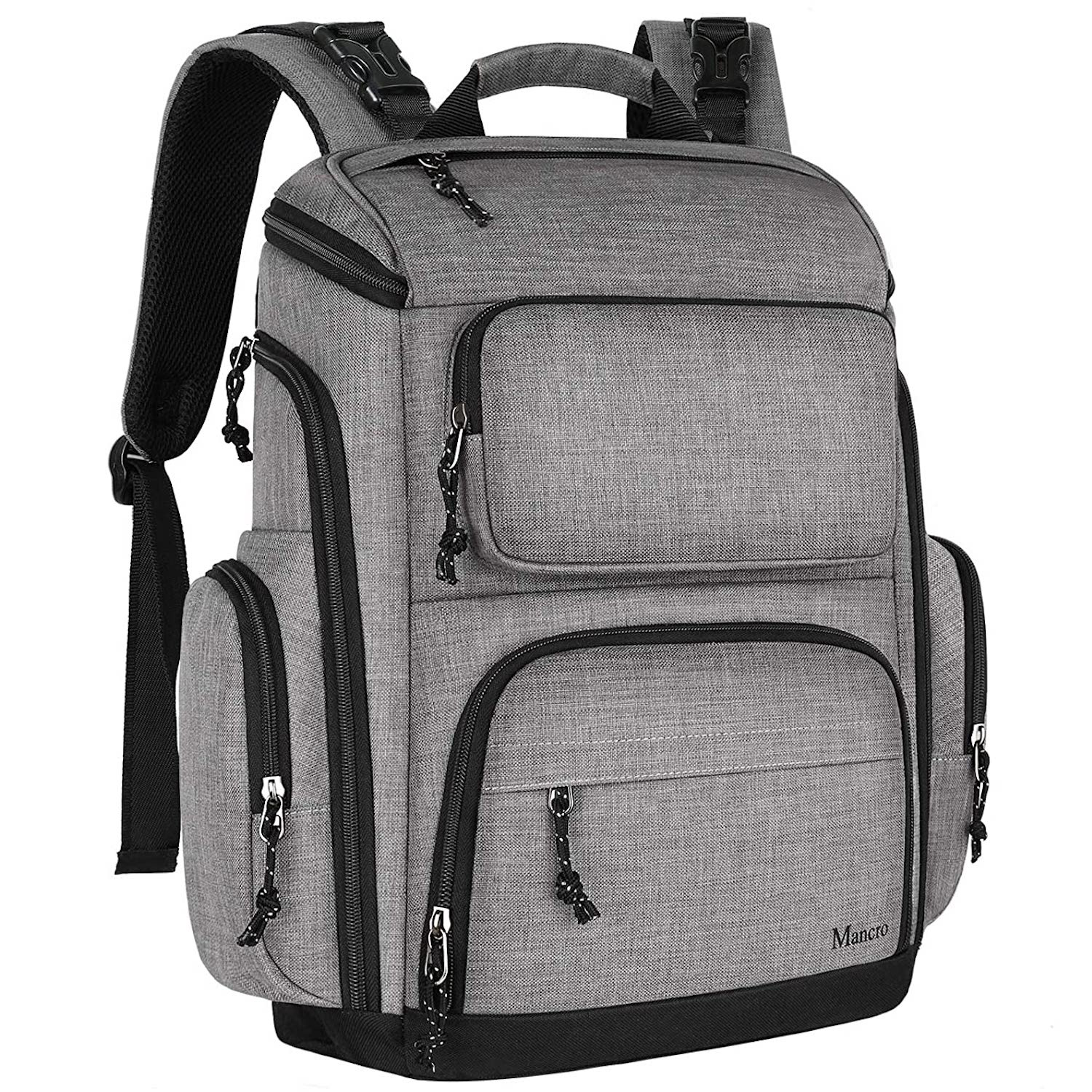 Mancro Large Capacity Waterproof Backpack Diaper Bag 