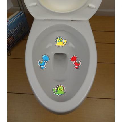 Dinosaur Toilet Targets
