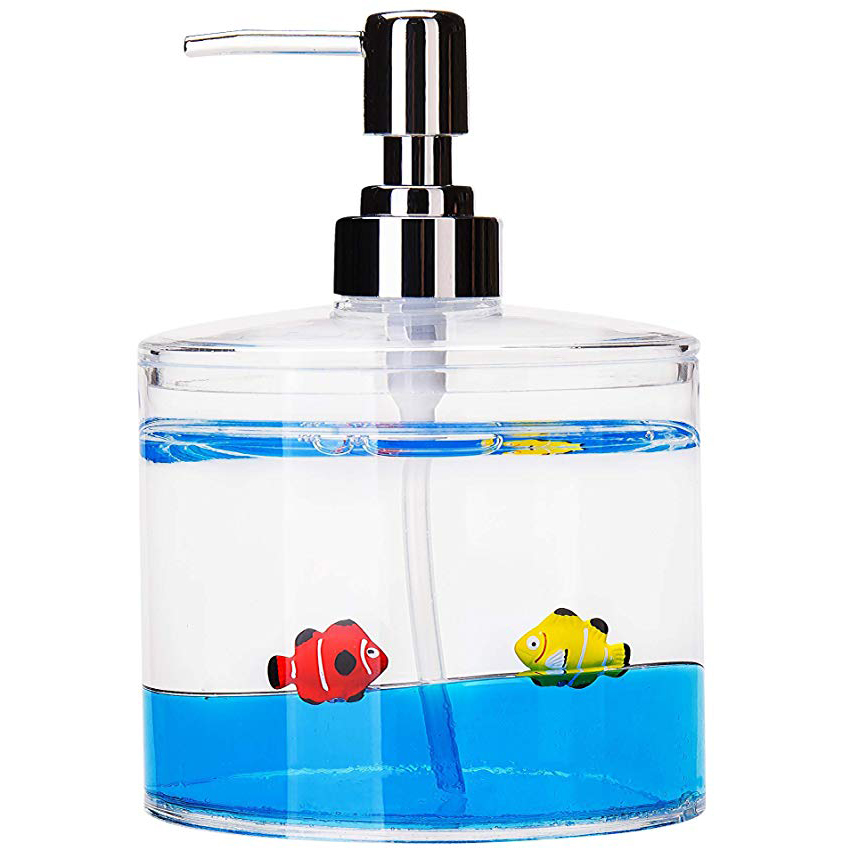 Locco Decor 3D Floating Fish Soap Dispenser