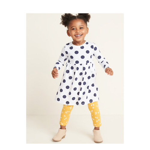 GAP Fit & Flare Jersey Dress for Toddler Girls