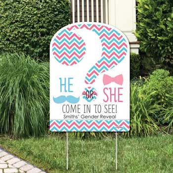 Welcome Sign for Gender Reveal