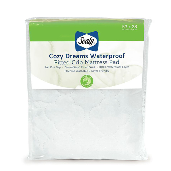 Sealy Cozy Dreams Waterproof Fitted Crib Mattress
