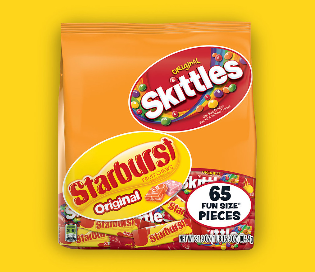 Skittles and Starburst Fun Size Mix