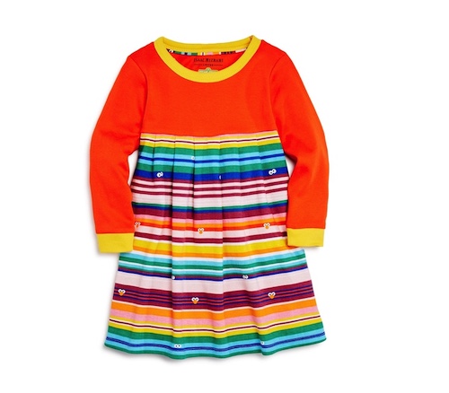Isaac Mizrahi Loves Sesame Street Girls' Striped Color-Block Dress