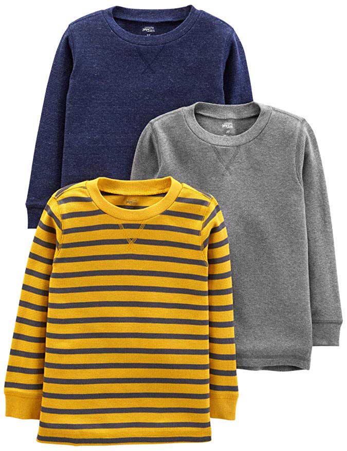 Simple Joys by Carter’s 3-Pack Thermal Long-Sleeve Shirts