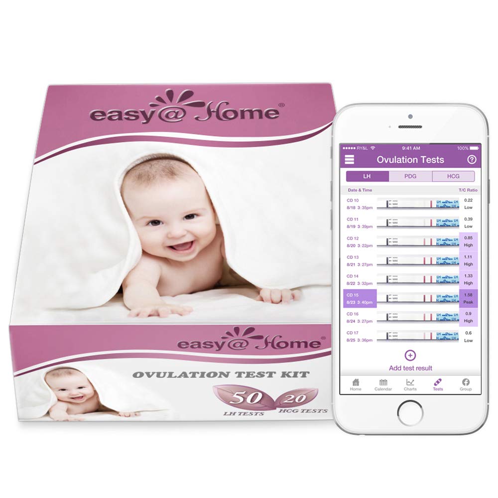 Easy@Home Ovulation and Pregnancy Test Strips 