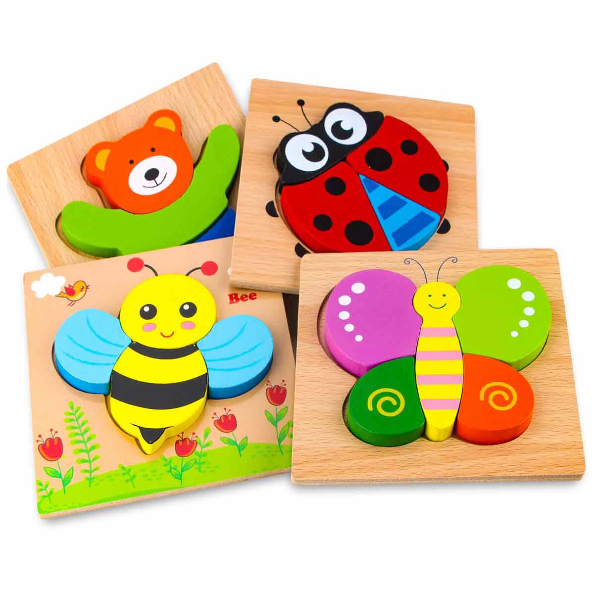 SKYFIELD Wooden Animal Jigsaw Puzzle