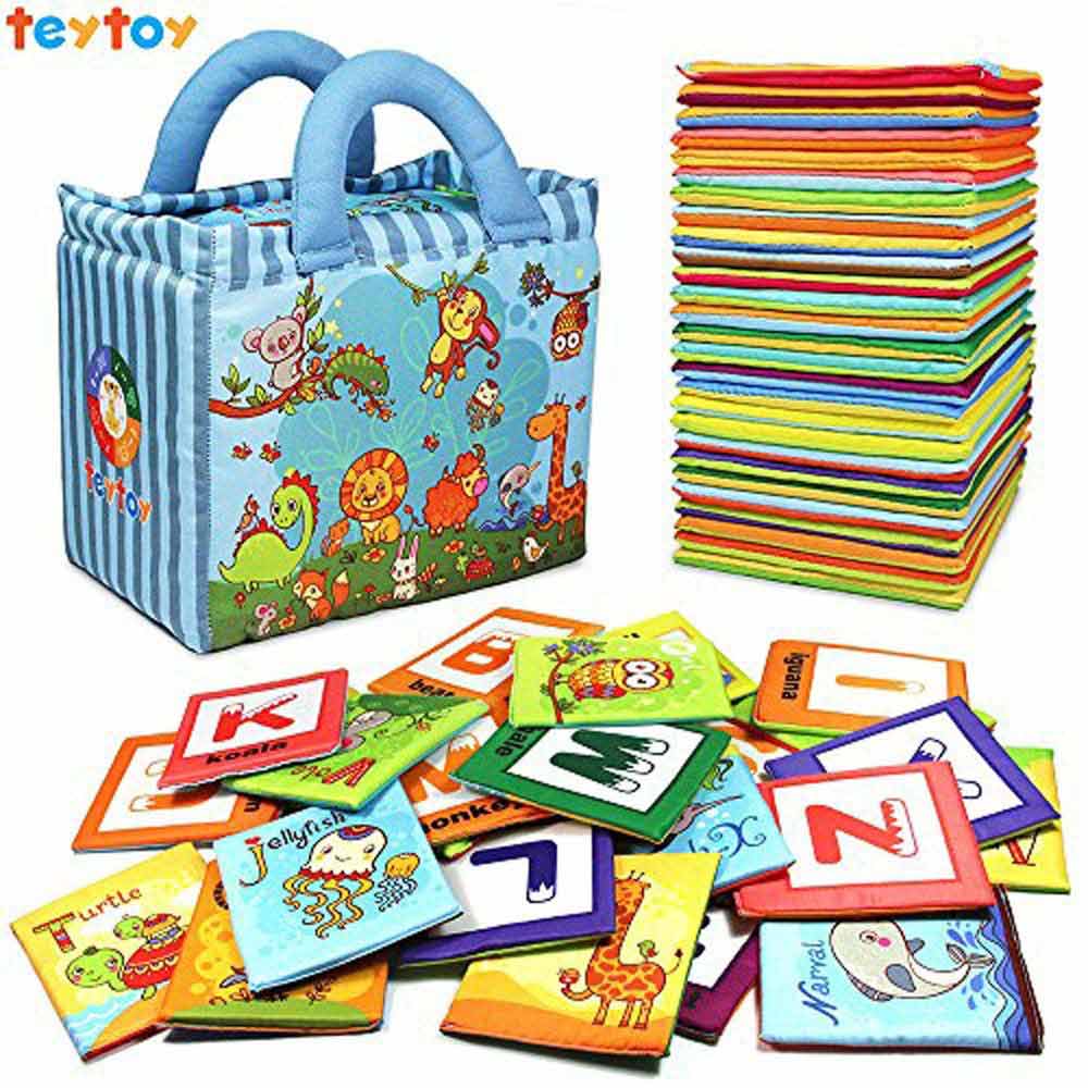Teytoy Baby Toy Zoo Series Soft Alphabet Cards