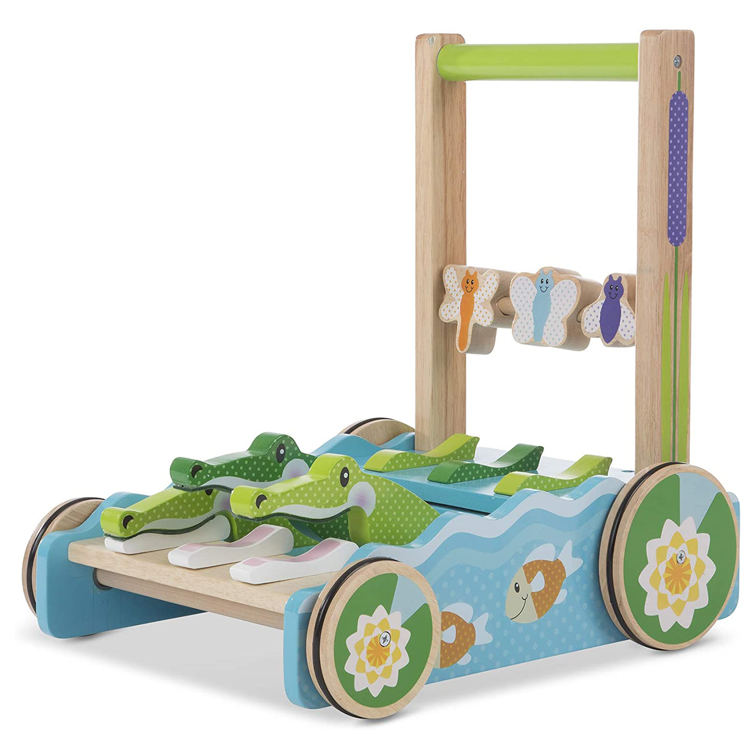 Best Wooden Baby Toy: Melissa and Doug Chomp and Clack Alligator Push Toy