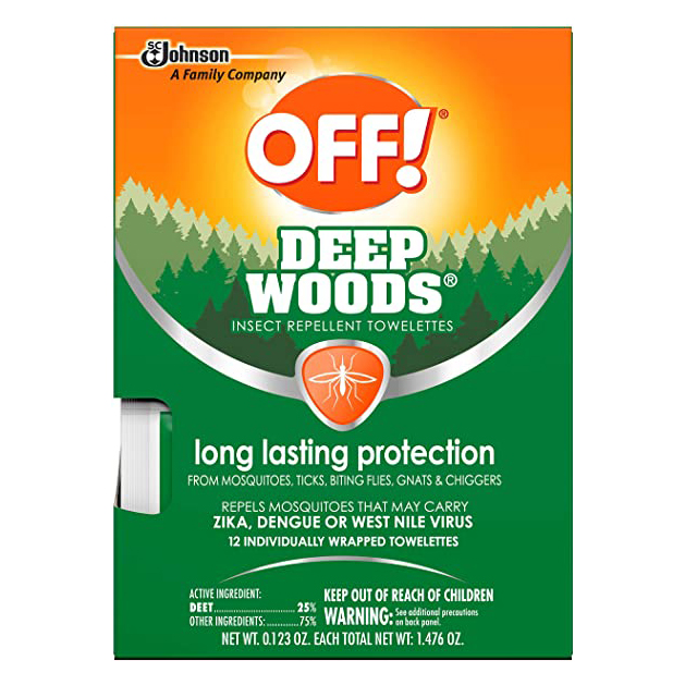 Off! Deep Woods Off!Insect Repellent Towelettes
