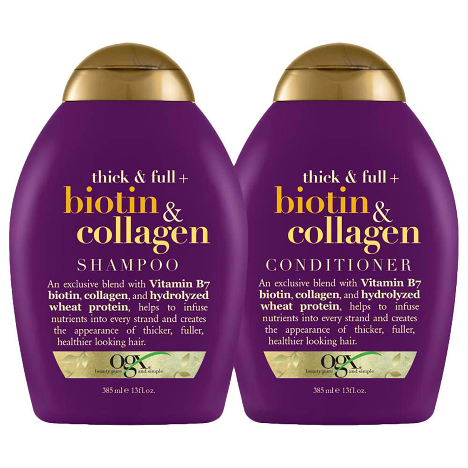 OGX Thick & Full Biotin & Collagen Shampoo (and Conditioner)