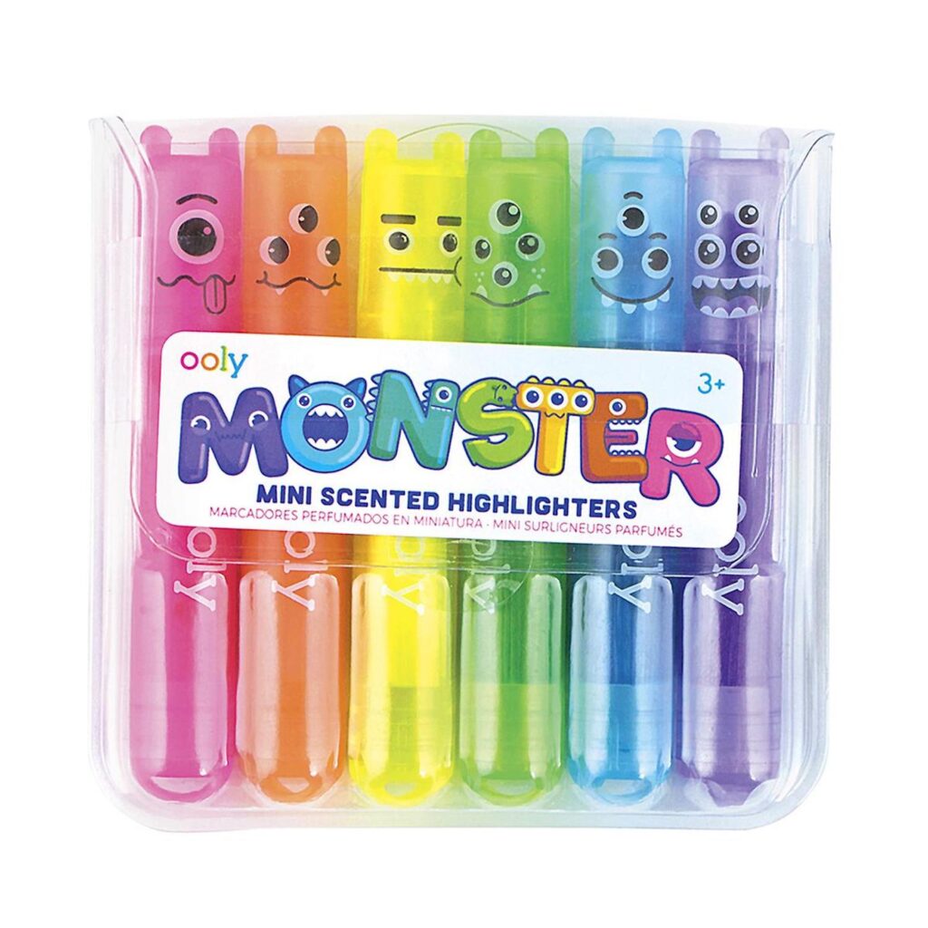 Back to School Sales and Deals on School Supplies Ooly Monster Mini Scented Highlighters