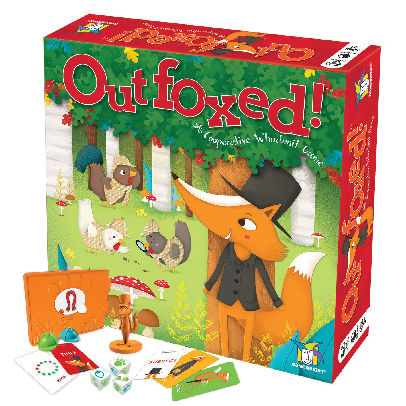 Gamewright Outfoxed! Whodunit Board Game