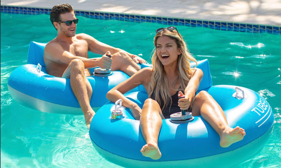 This Motorized Pool Float Is Better Than a Trip to the Water Park