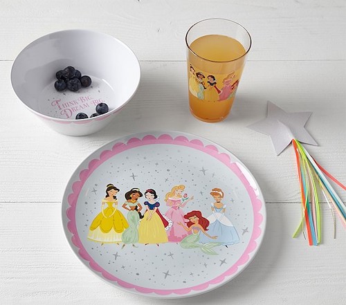 Pottery Barn Kids Disney Princess Tabletop Gift Set 