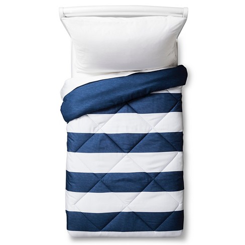Toddler Rugby Striped Comforter