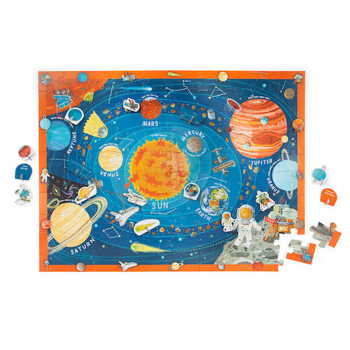 Uncommon Goods Outer Space Play & Learn Puzzle  