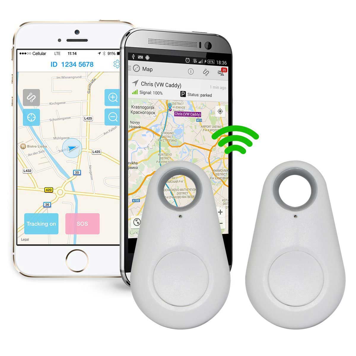 Mini GPS Smart Tracker Keychain