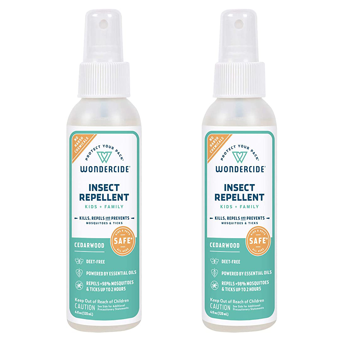 Wondercide Natural Deet-Free Mosquito and Insect Repellent Spray for Kids