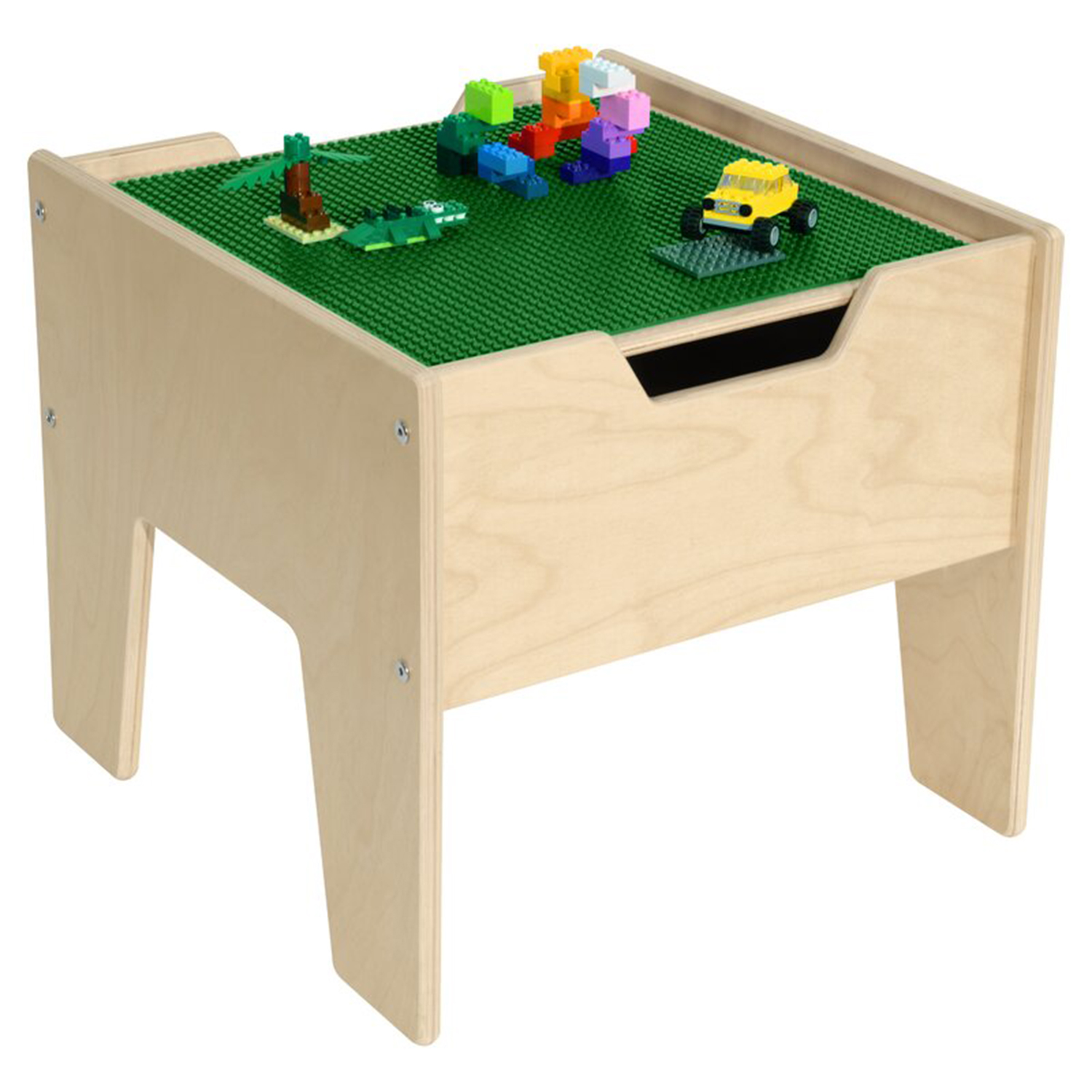 Best Lego Table for Toddler Play: Wood Designs Contender Kids Square Interactive Table 